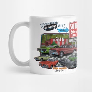 Tom Senko Legacy Cars Sun Drive Inn Mug